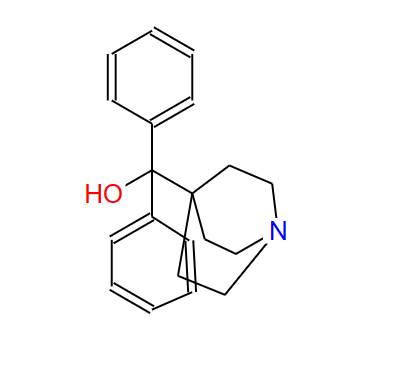 二苯基(奎宁环-4-基)甲醇,1-Azabicyclo[2.2.2]octane-4-Methanol, α,α-diphenyl-