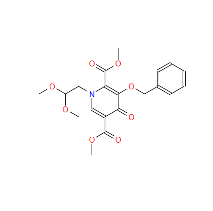 1-(2,2-二甲氧基乙基)-3-(苄氧基)-4-氧代-1,4-二氢吡啶-2,5-二羧酸二甲酯,DiMethyl 3-(benzyloxy)-1-(2,2-diMethoxyethyl)-4-oxo-1,4-dihydropyridine-2,5-dicarboxylate