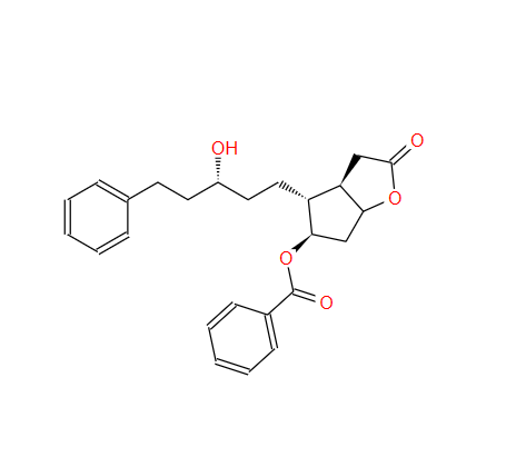 拉坦前列素中间体,(3aR,4R,5R,6aS)-4-((R)-3-hydroxy-5-phenylpentyl)-2-oxohexahydro-2H-cyclopenta[b]furan-5-yl benzoate