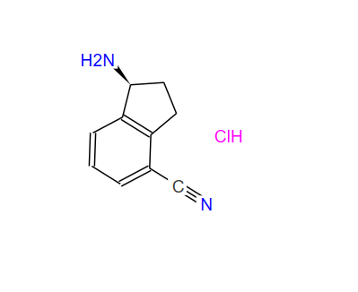 (S)-1-氨基-2,3-二氫-1H-茚-4-腈鹽酸鹽,(S)-1-amino-2,3-dihydro-1H-indene-4-carbonitrile hydrochloride