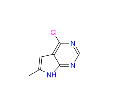 4-氯-6-甲基-7H-吡咯并[2,3-D]嘧啶,4-chloro-6-methyl-7H-pyrrolo[2,3-d]pyrimidine