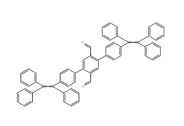 4,4''-双(1,2,2-三苯基乙烯基)-[1,1':4',1''-三联苯]-2',5'-二甲醛,4,4''-bis(1,2,2-triphenylvinyl)-[1,1':4',1''-terphenyl]-2',5'-dicarbaldehyde