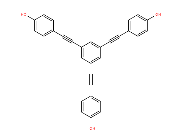 4,4',4'-(苯-1,3,5-三烷基三(乙炔-2,1-二烷基))三酚,4,4',4''-(Benzene-1,3,5-triyltris(ethyne-2,1-diyl))triphenol