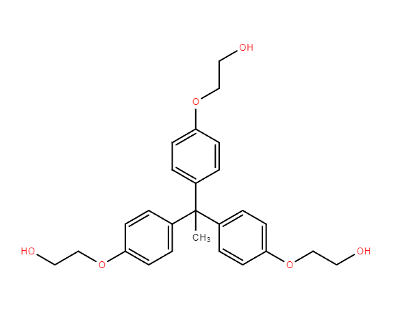 2,2',2''-((乙烷-1,1,1-三基三(苯-4,1-二基))三(氧基)-三(乙-1-醇),2,2',2''-((Ethane-1,1,1-triyltris(benzene-4,1-diyl))tris(oxy))tris(ethan-1-ol)