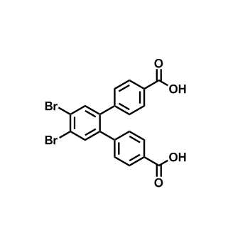 4',5'-dibromo-[1,1':2',1''-terphenyl]-4,4''-dicarboxylic acid,4',5'-dibromo-[1,1':2',1''-terphenyl]-4,4''-dicarboxylic acid