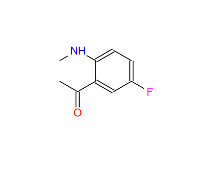 1-(5-氟-2-(甲胺基)苯基)乙酮,Ethanone, 1-[5-fluoro-2-(methylamino)phenyl]- (9CI)