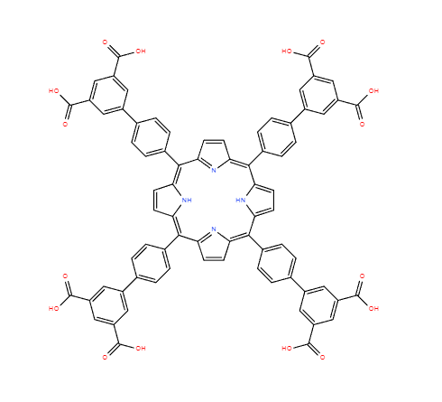 4',4''',4'''',4'''''''-(21H,23H-卟啉-5,10,15,20-四基)四[1,1'-联苯]- 3,5-二羧酸,tetrakis(3,5-dicarboxybiphenyl)porphine