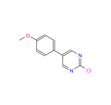 5-(4-甲氧基苯基)-2-氯嘧啶,2-Chloro-5-(4-methoxyphenyl)pyrimidine