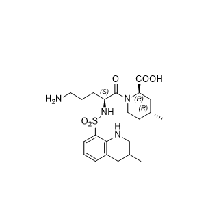 阿加曲班杂质B,(2R,4R)-1-(5-amino-2-((3-methyl-1,2,3,4-tetrahydroquinoline)-8- sulfonamido)pentanoyl)-4-methylpiperidine-2-carboxylic acid