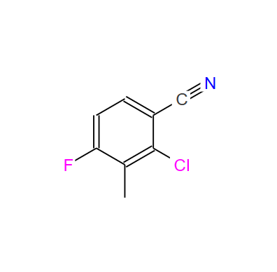 2-氯-3-甲基-4-氟苯甲腈,2-chloro-4-fluoro-3-methylbenzonitrile