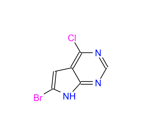 6-溴-4-氯-7H-吡咯并[2,3-d]嘧啶,6-bromo-4-chloro-7H-pyrrolo[2,3-d]pyrimidine