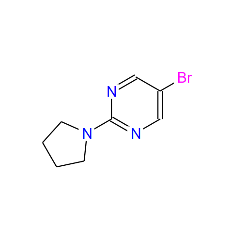 5-溴-2-(吡咯烷-1-基)嘧啶,5-BROMO-2-(PYRROLIDIN-1-YL)PYRIMIDINE