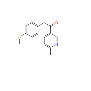 1-(6-甲基-3-吡啶)-2-[4-(甲巯基)苯基]-乙酮,1-(6-Methylpyridin-3-yl)-2-(4-(Methylthio)phenyl)ethanone
