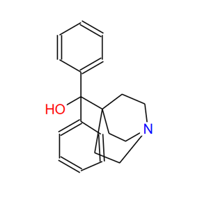 二苯基(奎宁环-4-基)甲醇,1-Azabicyclo[2.2.2]octane-4-Methanol, α,α-diphenyl-