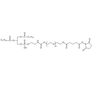 DSPE-PEG-SG，磷脂-聚乙二醇-琥珀酰亚胺戊二酸酯