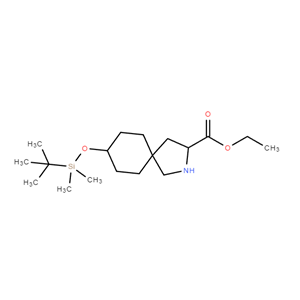 8-((叔丁基二甲基硅烷基)氧基)-2-氮杂螺[4.5]癸烷-3-羧酸乙酯,Ethyl8Ethyl8-((tert-butyldimethylsilyl)oxy)-2-azaspiro[4.5]decane-3-carboxylate-((tert-butyldimethylsilyl)oxy)-2-azaspiro[4.5]decane-3-carboxylate