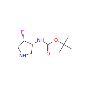 N-[顺式-4-氟吡咯烷-3-基]氨基甲酸叔丁酯