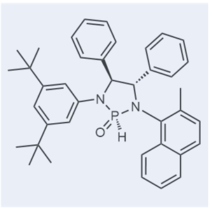 (2S,4S,5S)-1-(3,5-二叔丁基苯基)-3-(2-甲基萘-1-基)-4,5-二苯基-1,3,2-二氮杂磷啶2-氧化物,(2S,4S,5S)-1-(3,5-Di-tert-butylphenyl)-3-(2-methylnaphthalen-1-yl)-4,5-diphenyl-1,3,2-diazaphospholidine 2-oxide