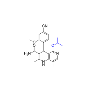 非奈利酮杂质13,4-(4-cyano-2-methoxyphenyl)-5-isopropoxy-2,8-dimethyl-1,4-dihydro-1,6-naphthyridine-3-carboxamide