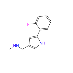 1-（5-（2-氟苯基）-1H-吡咯-3-基）-N-甲基甲胺
