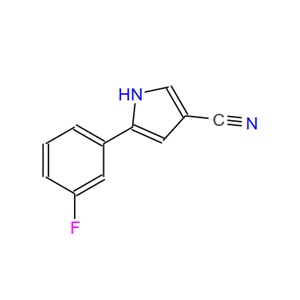 5-(3-fluorophenyl)-1H-pyrrole-3-carbonitrile