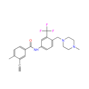 3-乙炔基-4-甲基-N-(4-((4-甲基哌嗪-1-基)甲基)-3-(三氟甲基)苯基)苯甲酰胺 957147-18-1