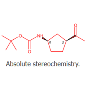 Carbamic acid, N-[(1R,3S)-3-acetylcyclopentyl]-, 1,1-dimethylethyl ester,Carbamic acid, N-[(1R,3S)-3-acetylcyclopentyl]-, 1,1-dimethylethyl ester