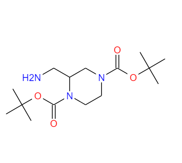 二-叔丁基2-(氨基甲基)哌嗪-1,4-二羧酸酯,1,4-di-tert-butyl 2-(aminomethyl)piperazine-1,4-dicarboxylate