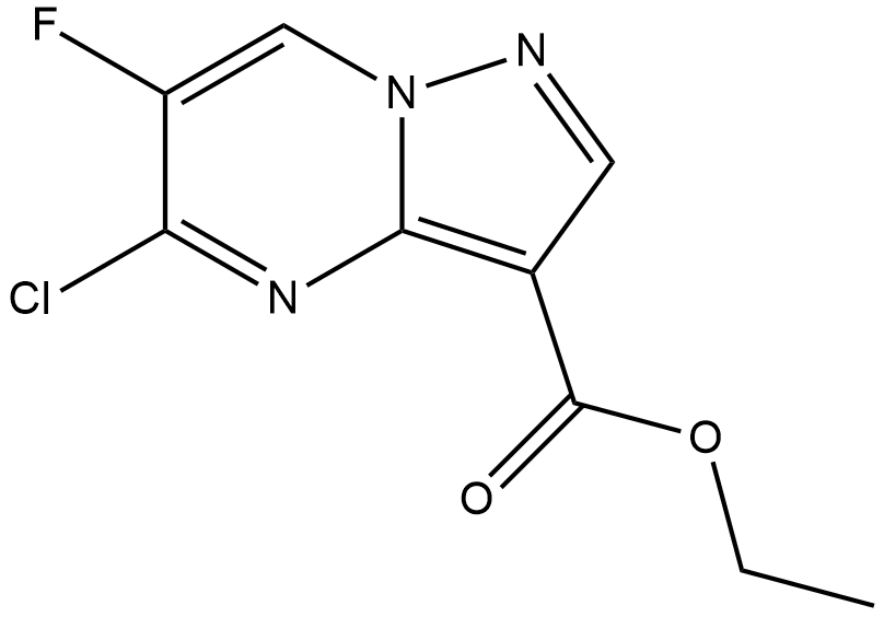 5-氯-6-氟吡唑[1,5-a]嘧啶-3-羧酸乙酯,Ethyl 5-chloro-6-fluoropyrazolo[1,5-a]pyrimidine-3-carboxylate