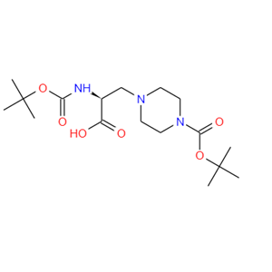 (S)-3-(4-N-BOC-哌嗪-1-基)-2-(N-BOC-氨基)-丙氨酸 1334509-91-9