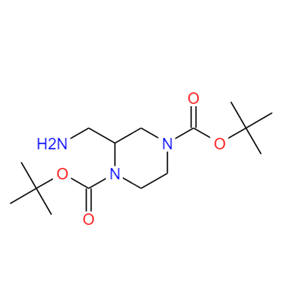 二-叔丁基2-(氨基甲基)哌嗪-1,4-二羧酸酯 1256815-07-2