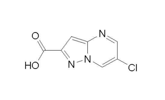 6-Chloropyrazolo[1,5-a]pyrimidine-2-carboxylic acid,6-Chloropyrazolo[1,5-a]pyrimidine-2-carboxylic acid