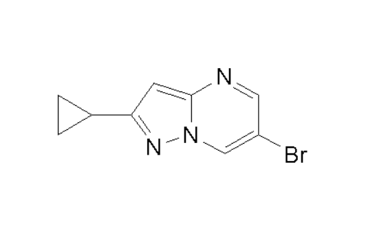 6-Bromo-2-cyclopropylpyrazolo[1,5-a]pyrimidine,6-Bromo-2-cyclopropylpyrazolo[1,5-a]pyrimidine