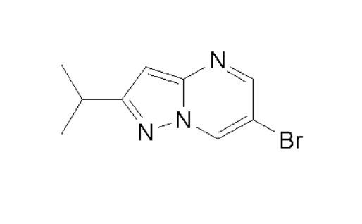 6-bromo-2-isopropyl-pyrazolo[1,5-a]pyrimidine,6-bromo-2-isopropyl-pyrazolo[1,5-a]pyrimidine