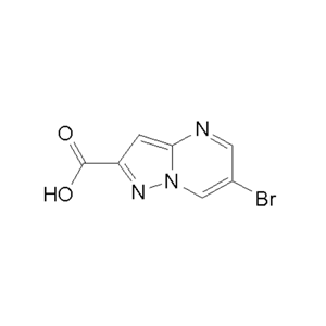 6-Bromopyrazolo[1,5-a]pyrimidine-2-carboxylic acid,6-Bromopyrazolo[1,5-a]pyrimidine-2-carboxylic acid