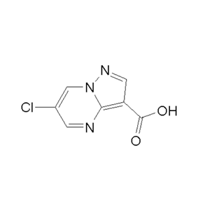 6-Chloropyrazolo[1,5-a]pyrimidine-3-carboxylic acid,6-Chloropyrazolo[1,5-a]pyrimidine-3-carboxylic acid