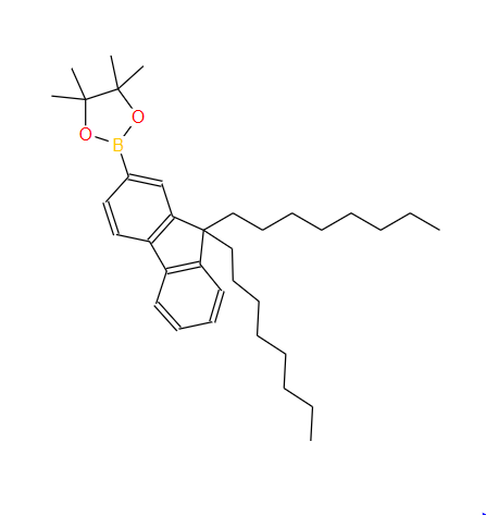 9,9-雙-N-辛基芴-2-硼酸嚬哪醇酯,9,9-Di-n-octylfluorene-2-boronic acid pinacol ester