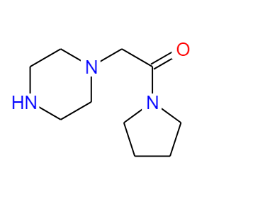 1-(2-哌嗪-1-基乙酰)吡咯烷,1-((PYRROLIDINE-1-CARBONYL)METHYL)PIPERAZINE