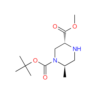 (3R,6R)-1-叔丁基 3-甲基-6-甲基哌嗪-1,3-二甲酸酯,1-Tert-butyl 3-methyl (3R,6R)-6-methylpiperazine-1,3-dicarboxylate