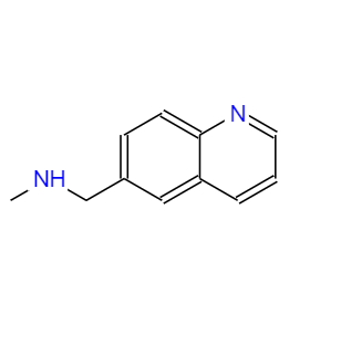 N-甲基-1-(喹啉-6-基)甲胺,N-METHYL-N-(QUINOLIN-6-YLMETHYL)AMINE
