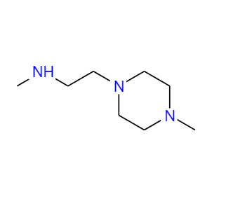 N-甲基-2-(4-甲基哌嗪-1-基)乙胺,1-Piperazineethanamine,N,4-dimethyl-(9CI)