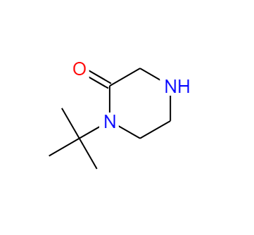 1-(叔丁基)哌嗪-2-酮,Piperazinone, 1-(1,1-dimethylethyl)- (9CI)