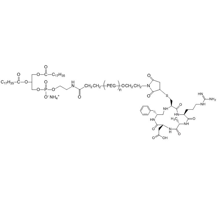 磷脂-聚乙二醇-整合素靶向肽,DSPE-PEG-RGD