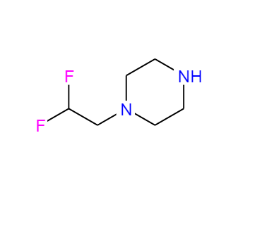 1-(2,2-二氟乙基)哌嗪,Piperazine, 1-(2,2-difluoroethyl)- (9CI)