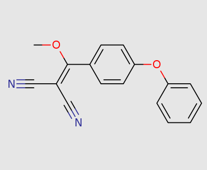 2-[(甲氧基)(4-苯氧基苯基)亚甲基]丙二腈,2-[(Methoxy)(4-phenoxyphenyl)methylene]malononitrile