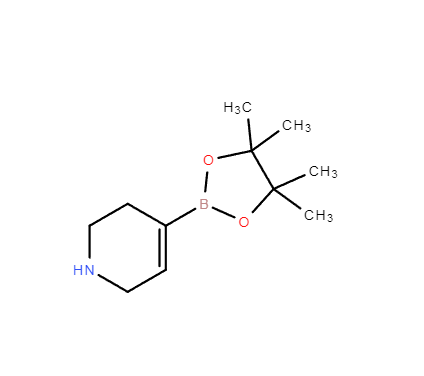 1,2,3,6-四氢-4-(4,4,5,5-四甲基-1,3,2-二氧硼杂环戊烷-2-基)吡啶,1,2,3,6-Tetrahydro-4-(4,4,5,5-tetramethyl-1,3,2-dioxaborolan-2-yl)pyridine