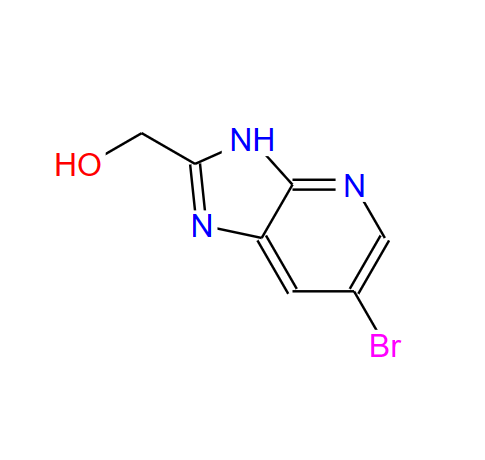 6-溴-3H-咪唑并[4,5-B]嘧啶-2甲醇,(6-bromo-3H-imidazo[4,5-b]pyridin-2-yl)methanol