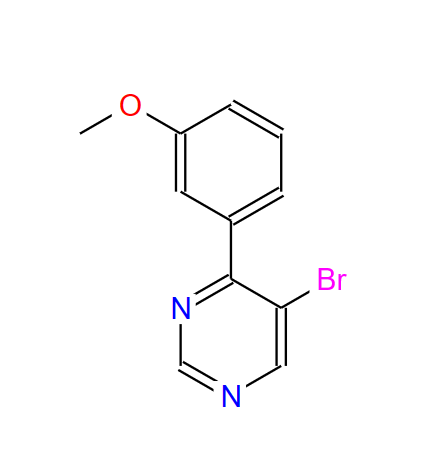 5-溴-4-(3-甲氧基苯基)嘧啶,5-Bromo-4-(3-methoxyphenyl)pyrimidine