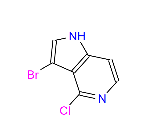 3-溴-4-氯-1H-吡咯并嘧啶,3-bromo-4-chloro-1H-pyrrolo[3,2-c]pyridine