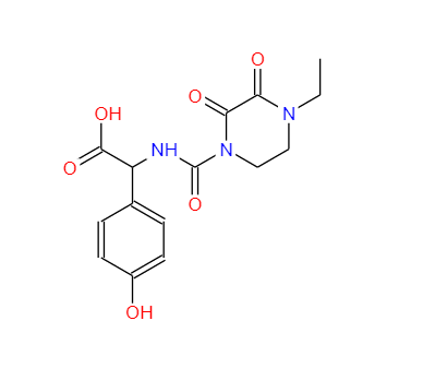 D-(-)-4-乙基-2,3-二氧-1-哌嗪酰胺基对羟基苯乙酸,{[(4-Ethyl-2,3-Dioxo-1-Piperazinyl) Carbonyl]Amino}-4-Hydroxy-Benzene Acetic Acid